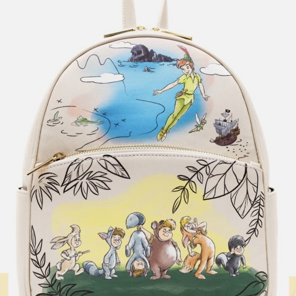 Danielle Nicole Peter Pan & Lost Boys Neverland Mini Backpack Disney - Picture 1 of 10